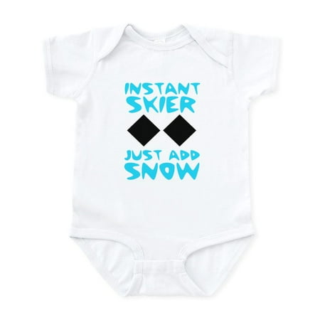 

CafePress - Instant Skier Infant Bodysuit - Baby Light Bodysuit Size Newborn - 24 Months