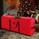 thumbnail image 2 of Yuarrent Bolsa de almacenamiento de árbol de Navidad Cremallera de apertura grande Cubierta protectora resistente al desgarro Exterior Poliéster de gran Kits de decoración para fiestas Rojo/Grande Yuarrent HA066473-02, 2 of 6