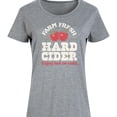 thumbnail image 3 of Instant Message - Farm Fresh Hard Cider Hot or Cold - Women's Any Way Dress, 3 of 7