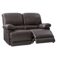 thumbnail image 4 of CorLiving Plush Reclining Bonded Leather Loveseat, 4 of 9