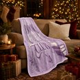 thumbnail image 3 of Book Lover'S Typographic Library Theme Purple Hardcover Books, Cozy Friendship Quote Scene, Warm Flannel Blanket for Living Room and Reading Nook, Art Lovers Friendship Gift, Artistic Home Decor, 3 of 9