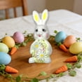 thumbnail image 3 of JVBTVB Pastel Easter Bunny Decorations, Colorful Foam Bunny with Flowers for Easter Table Centerpiece, Home Office Spring Decor, Easter Party Favors, Gifts for Kids & Adults, 3 of 8