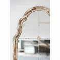 thumbnail image 5 of 22" x 48" Large Cream & Gold Framed Wall Mirror, Wood Arched Mirror with Decorative Window Look for Living Room, Bathroom, Entryway, 5 of 10