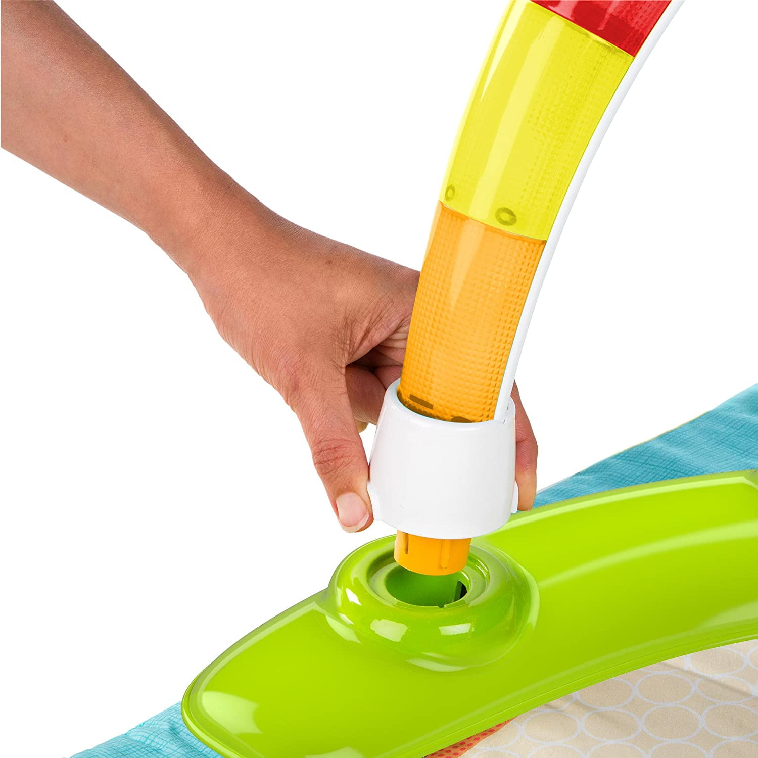 Bright Starts Brandclub Bright Starts 2 in 1 Laugh Lights Activity Gym and Saucer Green