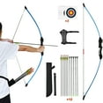 thumbnail image 1 of Runzkzy Arco y Flecha para Adolescentes Principiantes Juego de Entrenamiento de Tiro con Arco Compuesto de Práctica, 1 of 11