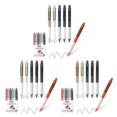 thumbnail image 2 of Maytalsory 6pcs Plastic Retractable Gel Pens Durable Ink For Smooth Writing 0.5mm Quick Dry Gel Ink Pen 3Set, 2 of 6