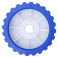 thumbnail image 1 of koolsoo 12.2cm Boat Trailer EVA Ribbed Roller Spare Parts Easily Install Replacement Blue, 1 of 9