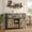 Camel Brown and Black, variant on LEDREM Buffet Cabinet, Coffee Bar Storage with 2 Sliding Barn Doors & Adjustable Shelves, 39.4 Inch Sideboard for Living Room, Rustic White & Brown