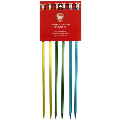 Boye Aluminum 14" SinglePoint Knitting Needle, 1 Each