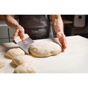 Brod & Taylor Bench Knife and Dough Scraper in Stainless Steel With an Ergonomic Silicone Handle