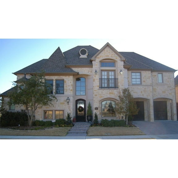 015-795: Castle Narrow lot 4 Bed, 4 Bath Luxury Home Plan, 4075 Sq Ft: Full Blueprints with License to Build by Home Plan Marketplace - Lesuto