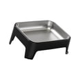 thumbnail image 4 of BELOVING Elevated Dog Bowl Anti Slip Container 15 degree Tilted for Small Animals Dogs Cats black, 4 of 9