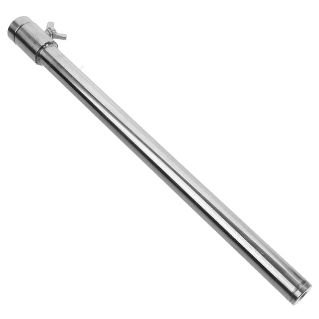 OUNONA 1Set Weather Vanes Roof Mount Silver Stainless Steel Cylindrical Modern Design Outdoor Activities