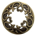 thumbnail image 1 of Tnarru 2xRetro Candle Lid Zinc Alloy Candles Topper 2.7'' Candle Shade Copper, 1 of 7