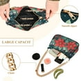 thumbnail image 2 of FORMRS Womens Shoulder Bag with Chain Strap Clutch Purse Cute Tote Handbag, Christmas Poinsettia, 2 of 7