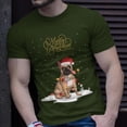 thumbnail image 2 of Frenchie Santa Xmas Merry Christmas French Bulldog TShirt, 2 of 6