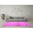 thumbnail image 3 of Ahgly Company Indoor Rectangle Abstract Pink Contemporary Area Rugs, 7' x 10', 3 of 4