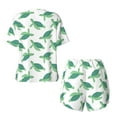 thumbnail image 2 of Sigee Sea Turtle for Sleepwear Casual Pjs with Pockets Women's Pajamas Sets Shorts 2 Piece Short Sleeve Lounge Sets 3X-Large, 2 of 9
