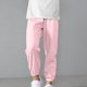 thumbnail image 5 of Pantalones deportivos de longitud completa para niños, de color sólido, con cintura elástica, de poliéster., 5 of 6