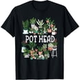 thumbnail image 2 of 100% Cotton Unisex Plant Lover and Gardener Pot Head Succulent Short Sleeve T-Shirt, 2 of 5