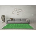 thumbnail image 3 of Ahgly Company Indoor Square Abstract Emerald Green Contemporary Area Rugs, 3' Square, 3 of 4