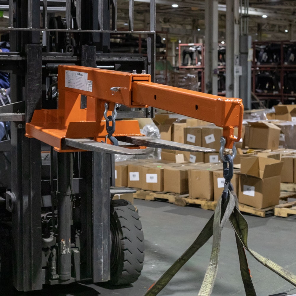 Titan Attachments Telescoping Jib Boom Crane, 5500lb Lift