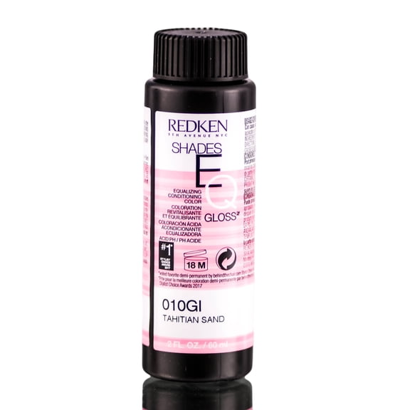Redken Shades EQ Equalizing Conditioning Color Gloss - 010GI - Tahitin Sand - Pack of 1 with Sleek Comb
