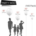 thumbnail image 2 of PartyWoo Brown Balloons 140 pcs Different Sizes of 18 12 10 5 Inch Boho Neutral Coffee Dark Brown Balloon Arch Kit Garland for Wedding Baby Shower Gender Reveal Birthday Party Decorations Brown-F09, 2 of 10