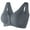 Dark Gray, variant on Comfortable Daisy Bra for Seniors, 2024 New Front Closure Button Wirefree Seamless Padded Cotton Bras for Older Women