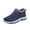 Blue, variant on Styesk Boots for Men Men's Casual Thick Bottom High Top Boots Leather Fleece Winter Warm Shoes Walk Motorcycle Boots Men