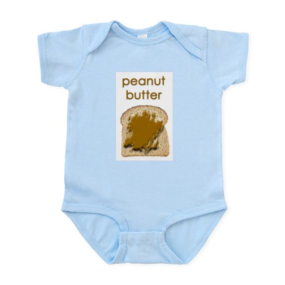 CafePress - Peanut Butter Bodysuit Body Suit - Baby Light Bodysuit, Size Newborn - 24 Months