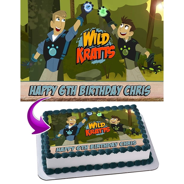 Wild Kratts Edible Cake Image Topper Personalized Picture