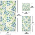 thumbnail image 3 of SKYSONIC 3 Pack Towel Floral Pattern Cotton Bath Towel Set (1 Bath Towel, 1 Hand Towel, 1 Washcloth) for Bathroom, Super Soft and Quick Dry Towels, 3 of 7
