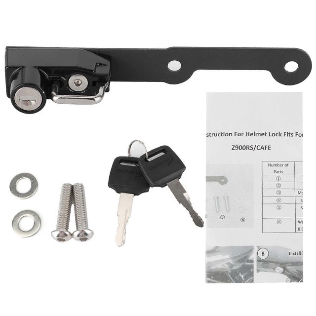 Support antivol pour casque de moto en alliage d'aluminium, compatible avec Kawasaki Z900Rs CAFE