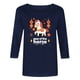 thumbnail image 5 of TaTaai Womens New Year 2026 Print Three Quarter Sleeve Round Neck Casual Top Holiday Celebration Blouse Festival Party Wear Gift, 5 of 5