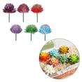 thumbnail image 1 of Plantas artificiales sin maceta, Premium, plantas falsas de PVC pequeñas para el regalo del Día de la madre, centro de mesa, decoración de pared para 6 piezas, 1 of 8
