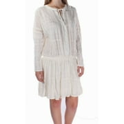 Free People NEW White Ivory Women Size Small S Lace Trim Sheath Dress