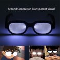 thumbnail image 4 of BeesClover LED Luminous Conan Glasses Touch Sensor Light Up Glasses Holder for Festival Ktv Bar Party Performance, 4 of 7