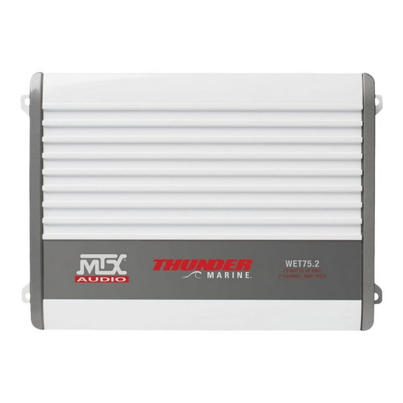 MTX Audio WET75.2 Thunder Marine 100W x 2 @ 2 Class A/B Marine Grade Amplifier