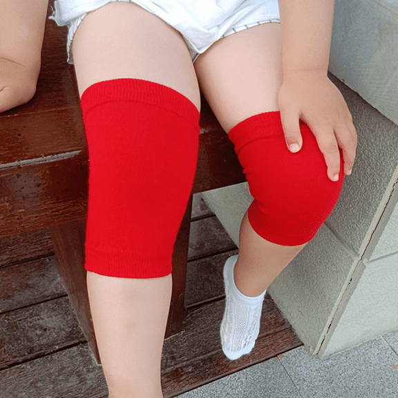 Yuangui 6 Pairs Kids Knee Pads, 12pcs Cotton Elastic Breathable Knee Protectors for Running, Riding, Sports, Assorted Colors
