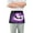 Bats Flying under Purple Moon, variant on Monkey with Rod Server Apron with 3 Pockets Waterproof Waitress Waist Short Apron for Man Woman 12 Inches
