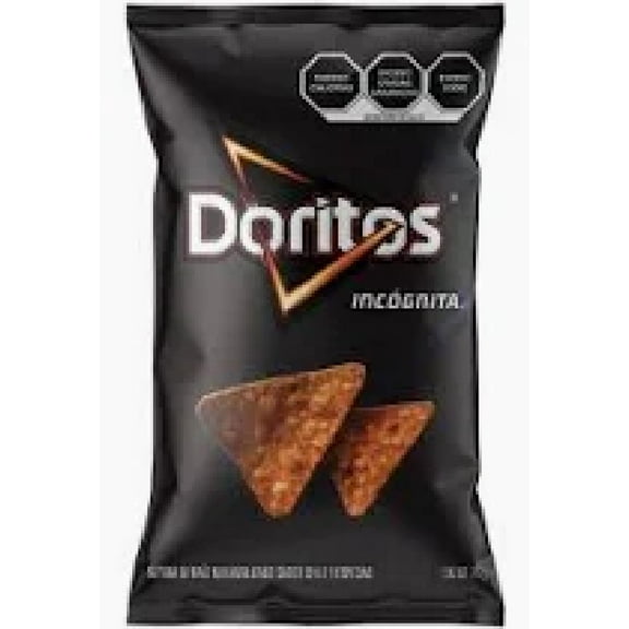 Corn Snack, Frito de Maiz, Doritos Incognito - 223g - Large Pack - DORITOS LARGE PACK