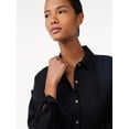 thumbnail image 3 of Scoop Women's Blouse with Long Sleeves, 3 of 5