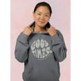 thumbnail image 2 of 70S Retro Good Times Badge Hoodie Women -Image by Shutterstock, Female XX-Large, 2 of 4