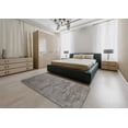 thumbnail image 4 of Ahgly Company Indoor Rectangle Contemporary Gunmetal Gray Abstract Area Rugs, 3' x 5', 4 of 6