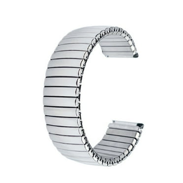 DESIGNICE Watch Band, 18mm Stainless Steel Watch Bands for Men,Versatile for Any Occasion Classic Silver