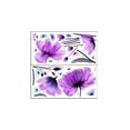 thumbnail image 2 of Cateissary 2 uds calcomanías moradas mariposas voladoras pegatinas de pared autoadhesivas simples pegatina Mural decoración del dormitorio del Decoración del hogar, 2 of 6