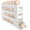 Color 532, variant on 4 Tiers Egg Holder for Fridge Auto Rolling Fridge Egg Organizer Space-Saving Egg Dispenser Holder Large Capacity Eggs Dispenser Storage for Refrigerator Kichen Cabinet (Clear, 1pcs)
