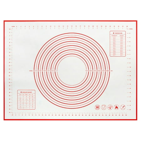 

Papaba Baking Mat Rolling Sheet Silicone Baking Mat Pad Non-Stick Bakeware Flour Pastry Carpet
