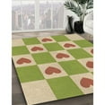 thumbnail image 2 of Ahgly Company Indoor Square Patterned Ginger Brown Green Area Rugs, 8' Square, 2 of 6
